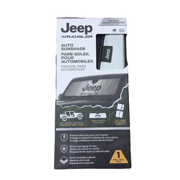 Jeep Wrangler Sunshade New in Box Jeep 1996-2020 - Picture 3 of 4